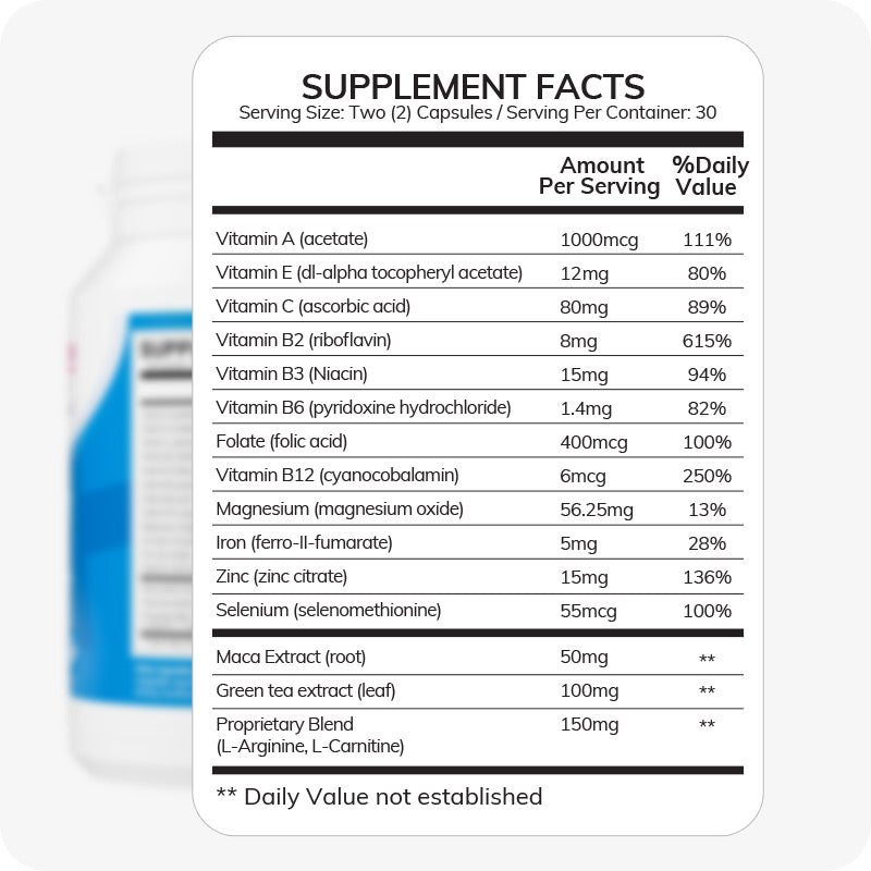 l carnitine for men's fertility Male Fertility Vitamins