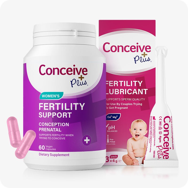 Female Fertility Vitamins - Support and Lubricant Bundle Conceive Plus Asia Female Fertility Vitamins - Support and Lubricant Bundle Conceive Plus Asia