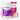 Conceive Plus Women's Fertility Support and Fertility Lubricant Bundle showing a white bottle of 60 vegan prenatal capsules labeled "Fertility Support" in purple tones, next to a boxed 3x4g pre-filled fertility lubricant applicators with a visible baby photo on packaging and one applicator placed upright in front.