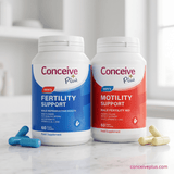 Conceive Plus Kit Máximo de Fertilidade - Kit Completo de Fertilidade - Suplementos para Fertilidade Feminina