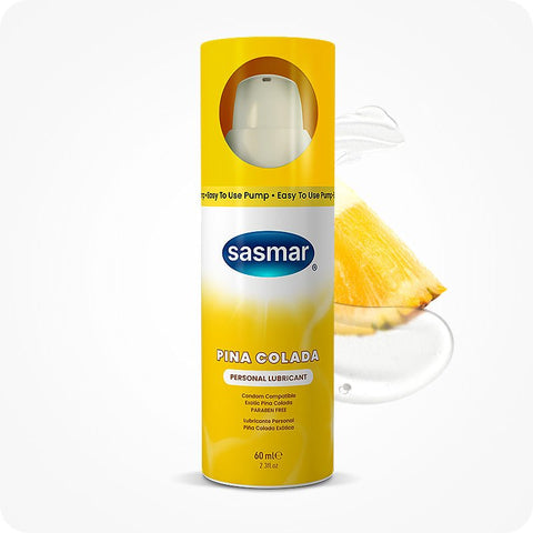 SASMAR Pina Colada Flavor Personal Lubricant Conceive Plus Asia SASMAR Pina Colada Flavor Personal Lubricant Conceive Plus Asia